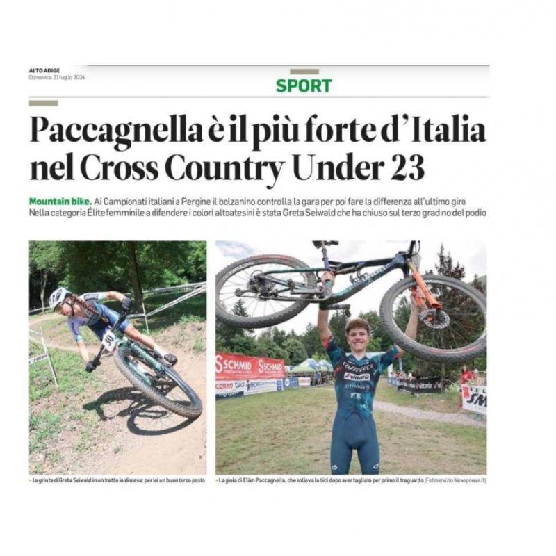 Complimenti al nostro studente-atleta ELIAN PACCAGNELLA, già campione italiano nel Cross Country quest’estate, che è appena rientrato dalle gare di Coppa del Monda svolte negli U.S.A. (Lake Placid) e in Canada (Mont-Sainte-Anne).