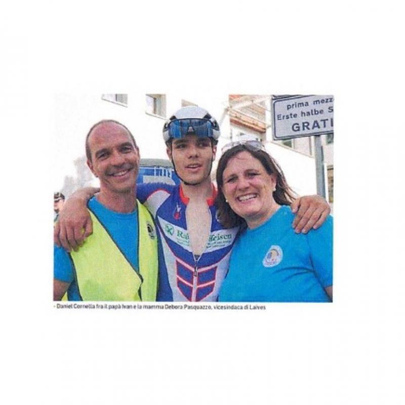 Complimenti al nostro studente-atleta CORNELLA DANIEL che vince sulle strade di casa il V° memorial Massimo Massetti.